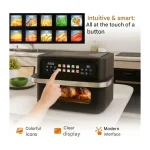 Profi Cook Air Fryer με Διπλό Αποσπώμενο Κάδο 10lt Μαύρο 501313 - Image 6