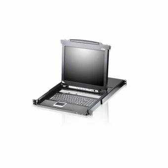 Aten 8-Port PS/2-USB VGA Single Rail LCD KVM Switch CL5708M CL5708MW D