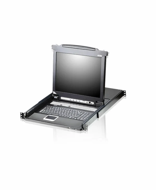 Aten 8-Port PS/2-USB VGA Single Rail LCD KVM Switch CL5708M CL5708MW D
