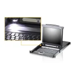 Aten 8-Port PS/2-USB VGA Single Rail LCD KVM Switch CL5708M CL5708MW D - Image 5