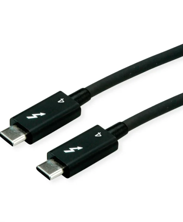 Roline Thunderbolt 4 Cable Roline 11.02.9046 Usb Type C Passive 8k 60hz 40gb 100w T-t 1m Black