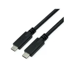 Roline Usb 3.2 Type C To Type C Cable Emark 85w 7m Black Roline 11.02.9067