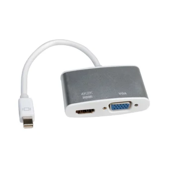 Adapter Roline 12.03.3161 Mini Displayport M To Vga Hdmi F White