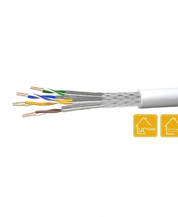 Draka Verlegekabel Uchome Ss26 Cat 7 S Ftp Pimf Wei 100m Ring 60032039