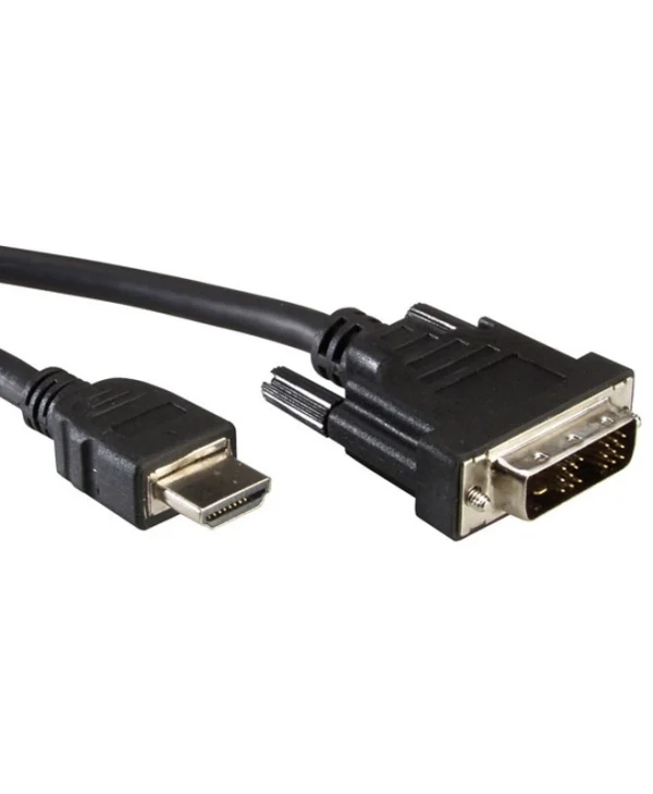 Roline Cable 11.99.5553 Dvi M To Hdmi M 10m Black