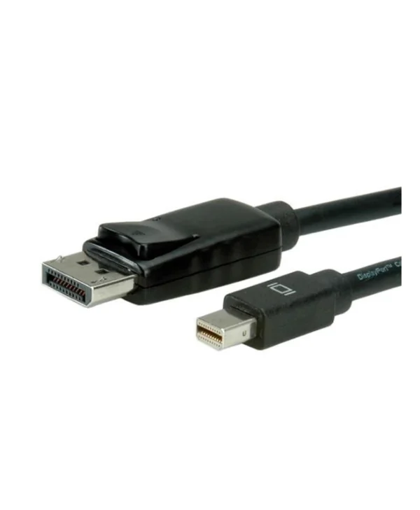 Value Cable DisplayPort male - mini DisplayPort male 1m Μαύρο (11.99.5634)
