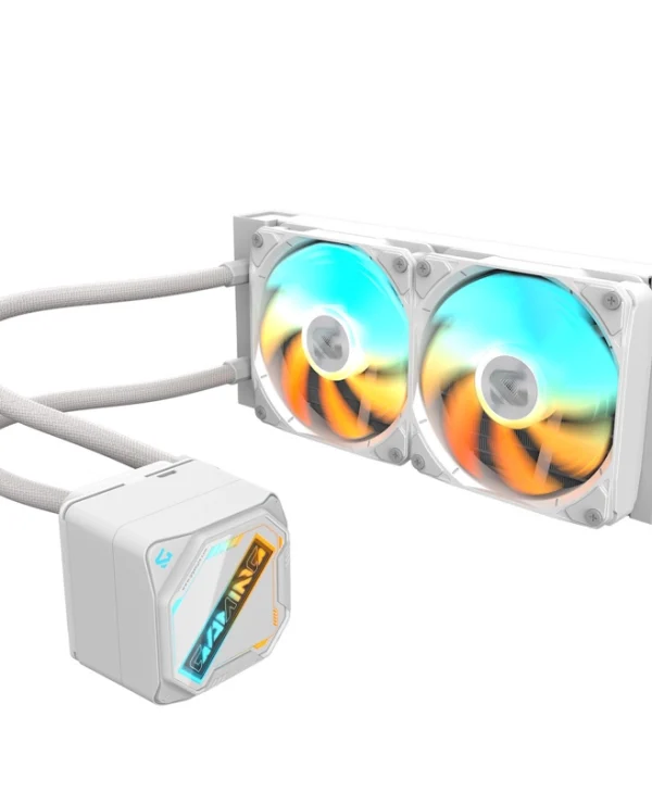 Gigabyte GAMING 240 ICE Υδρόψυξη AIO CPU με 2 Ανεμιστήρες 120mm Λευκή GP-GIGABYTE GME 240I