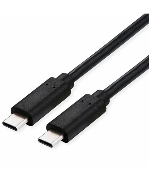 Roline Cable 11.99.9082 Usb C M To Usb C M 1m 100w Black