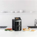 Taurus Air Fryer με Διπλό Αποσπώμενο Κάδο 13lt Ασημί 973002000 - Image 2