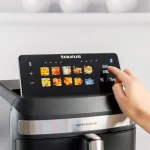Taurus Air Fryer με Διπλό Αποσπώμενο Κάδο 13lt Ασημί 973002000 - Image 4