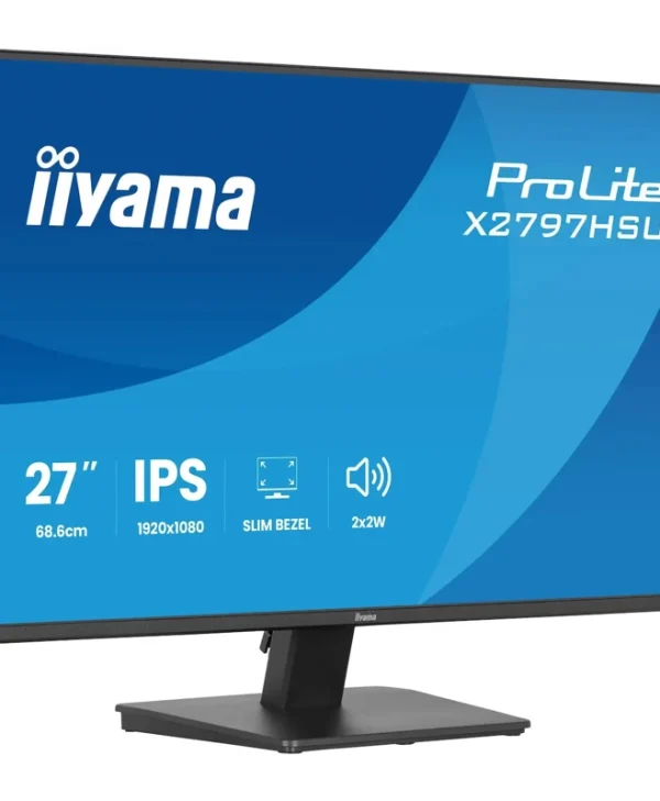Iiyama ProLite X2797HSU-B1 IPS Monitor 27" FHD 1920x1080 με Χρόνο Απόκρισης 4ms GTG