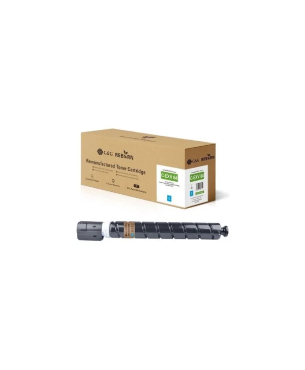 G&G Συμβατό Toner για Laser Εκτυπωτή Canon Canon C-exv 64 (5754c002) Κυανό 21946
