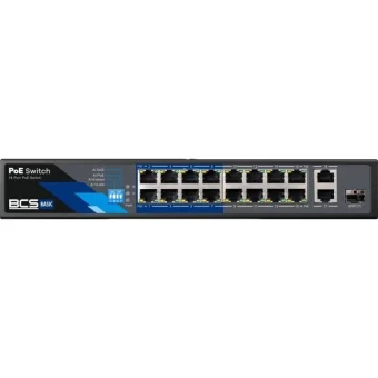 BCS BCS-B-SP1602G-1SFP L2 PoE Switch με 16 Θύρες Gigabit (1Gbps) Ethernet