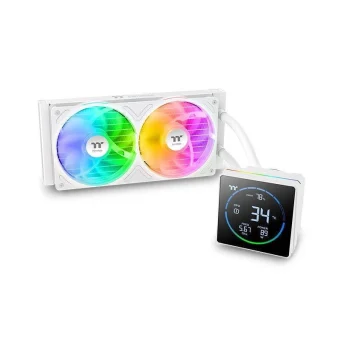 Thermaltake TH240-S V3 ARGB Sync v3 Υδρόψυξη AIO CPU με 2 Ανεμιστήρες 120mm Λευκή CL-W471-PL12SW-A
