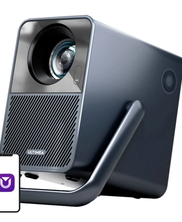 Ultimea Poseidon E40 Mini Projector LCD Full HD Λάμπας LED με Wi-Fi και Ενσωματωμένα Ηχεία U0340