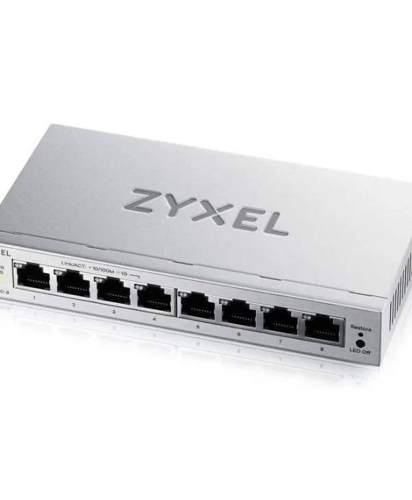 Zyxel GS1200-8V3-EU0101F v3 Managed L2 Switch με 8 Θύρες Gigabit (1Gbps) Ethernet