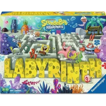 Επιτραπέζιο Παιχνίδι SpongeBob SquarePants Labyrinth για 2-4 Παίκτες 7+ Ετών (EN) Ravensburger 25090