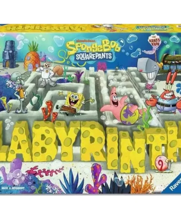 Επιτραπέζιο Παιχνίδι SpongeBob SquarePants Labyrinth για 2-4 Παίκτες 7+ Ετών (EN) Ravensburger 25090