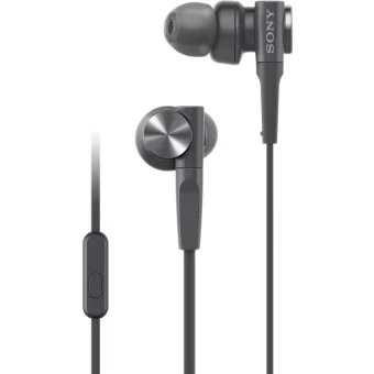 Sony MDR-XB55AP In-ear Handsfree με Βύσμα 3.5mm Μαύρο MDRXB55APB.CE7