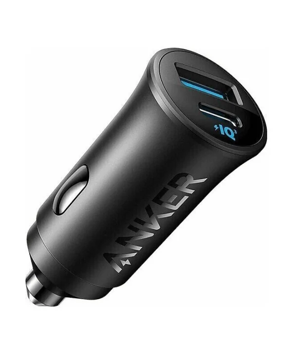 Anker Φορτιστής Αυτοκινήτου 30W Γρήγορης Φόρτισης με Θύρες: 1xUSB 1xType-C Μαύρο Χρώμα A2741G11