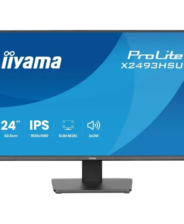 Iiyama ProLite XU2493HSU-B1 IPS Monitor 23.8" FHD 1920x1080 με Χρόνο Απόκρισης 4ms GTG X2493HSU-B1