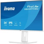 Iiyama XB2497HSU-W1 IPS Monitor 23.8" FHD 1920x1080 με Χρόνο Απόκρισης 4ms GTG Λευκό - Image 4