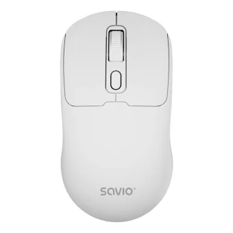 Savio MB-05 Ασύρματο Bluetooth Ποντίκι Λευκό