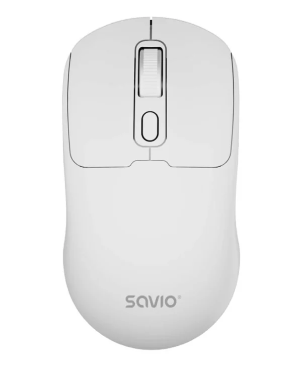 Savio MB-05 Ασύρματο Bluetooth Ποντίκι Λευκό