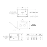 Επίτοιχη Καμπίνα 12u Βάθος 600mm ''flat Pack'' Light Grey STEEL-12U6060-LG-F - Image 2