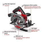 Einhell TE-CS 18/165-2 Li Δισκοπρίονο 18V Solo 4331230 - Image 3
