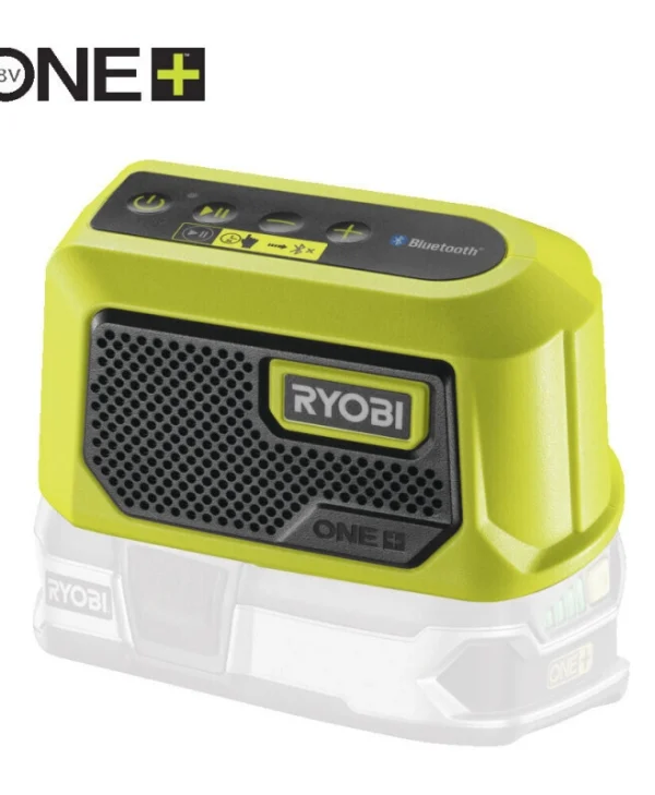 Ryobi RBTM18-0 ONE+ Ηχείο Bluetooth 5W Yellow Black 5133005000