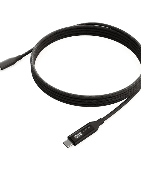 Ubiquiti USB 2.0 Cable USB-C male - USB-C 2m UACC-Cable-USB-100W-2M-BK