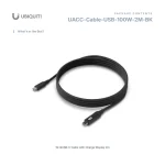 Ubiquiti USB 2.0 Cable USB-C male - USB-C 2m UACC-Cable-USB-100W-2M-BK - Image 4