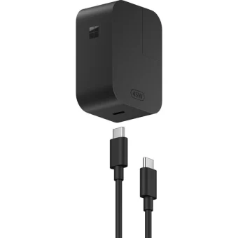 Microsoft Surface USB-C Φορτιστής Laptop 45W 5V για Microsoft με Αποσπώμενο Καλώδιο Τροφοδοσίας EP2-29823
