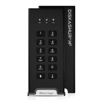 iStorage DiskAshur USB-C Εξωτερικός SSD 240GB M.2 Μαύρο IS-DAM2-256-240