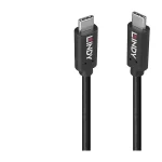 Lindy USB 3.2 Cable USB-C male - USB-C 100W PD Μαύρο 36977