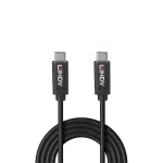 Lindy USB 3.2 Cable USB-C male - USB-C 100W PD Μαύρο 36977 - Image 2