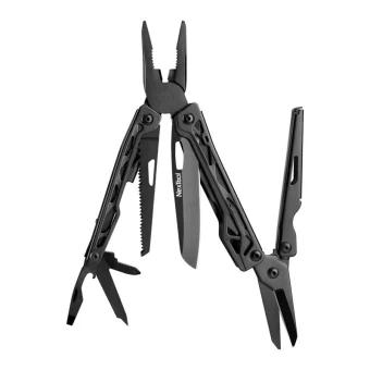 Azymut Giewon Fs Fire Starter 19 Narzędzi Krzesiwo + Gwizdek + Kabura Do Pasa Πολυεργαλείο Μαύρο H2038A