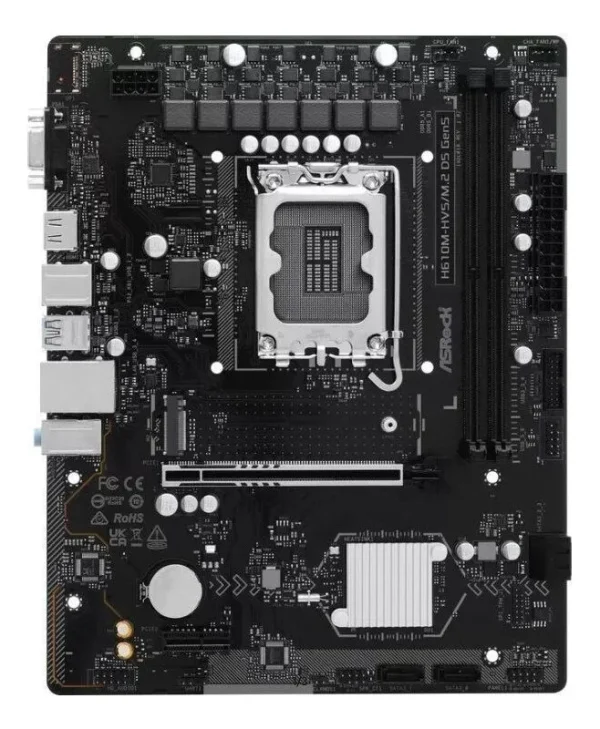 ASR H610M-HVS/M.2 D5 rev. 5.0 Motherboard Micro ATX με Intel 1700 Socket 90-MXBTV0-A0UAYZ