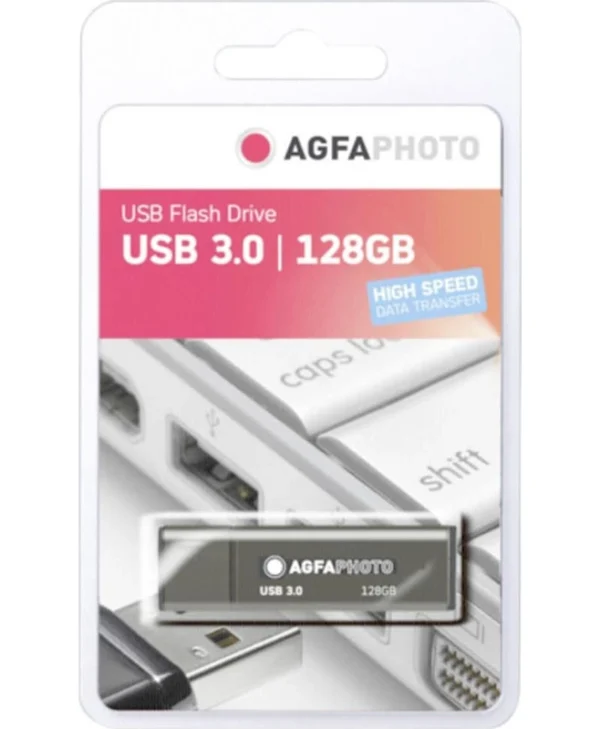 AgfaPhoto 128GB USB 3.0 Stick Μαύρο 10572