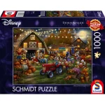 Thomas Kinkade Studios: Disney - Mickey & Minnie Pumpkin Festival. Puzzle 2D 1000pcs 58048