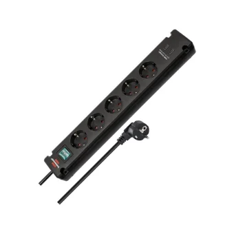 Brennenstuhl Bremounta Πολύπριζο Aσφαλείας 5 Θέσεων με 2 USB-C, Διακόπτη και Καλώδιο 3m 1150660415