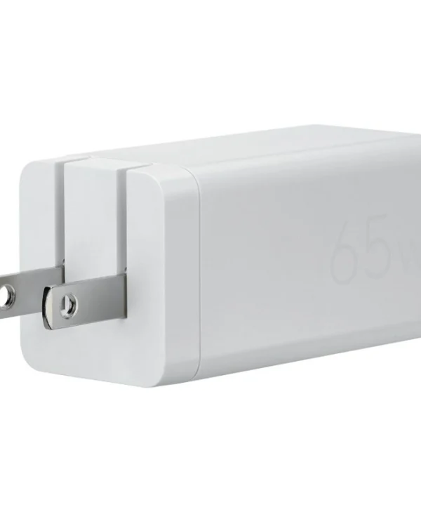 Asus Φορτιστής Χωρίς Καλώδιο με 2 Θύρες USB-C 65W Power Delivery Λευκός (90XB09AN-BPW010)