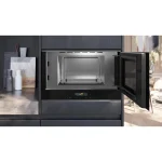 Siemens IQ700 Εντοιχιζόμενος Φούρνος Μικροκυμάτων 21lt Μαύρος BE732R1B1 - Image 4