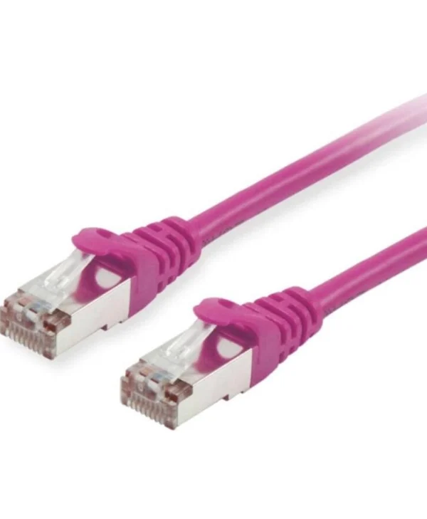 Equip S/FTP Cat.6 (Gigabit) Καλώδιο Δικτύου Ethernet 1m Μωβ 605555