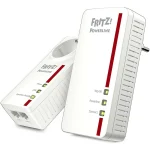 AVM Fritz!Powerline 1260E Powerline Διπλού Kit για Ασύρματη Σύνδεση Wi‑Fi 5 με Passthrough Πρίζα και 2 Θύρες Gigabit Ethernet 20002795