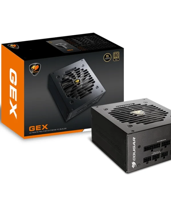 Cougar GEX 850W Μαύρο Τροφοδοτικό Υπολογιστή Full Modular 80 Plus Gold CGR GEX-850