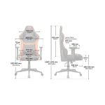 Cougar Armor One V2 F Υφασμάτινη Καρέκλα Gaming με Ρυθμιζόμενα Μπράτσα Πορτοκαλί CGR-A2F - Image 9