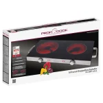 Profi Cook PC-DKP 1211 Επιτραπέζια Εστία Κεραμική Διπλή Μαύρη 501211 - Image 3