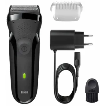 Braun Series 3 300S Περιστρεφόμενη Ξυριστική Μηχανή Προσώπου Επαναφορτιζόμενη 163305